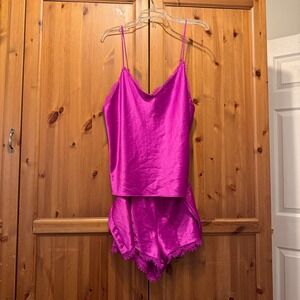 Victoria's Secret Women's Hot Pink Short Set Size XL